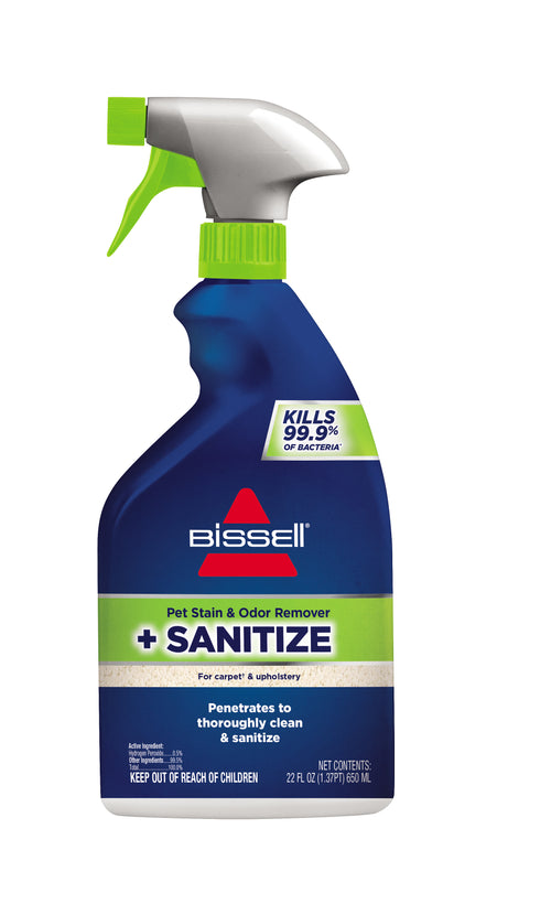 Pet Stain & Odor Remover + Sanitize Formula for Carpet & Upholstery, 22 oz