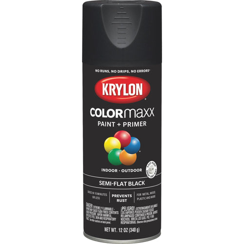 Diversified Brands 249479 12 oz Flat Spray Paint, Black