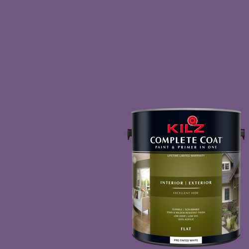 Super Violet, COMPLETE COAT Interior/Exterior Paint & Primer in One